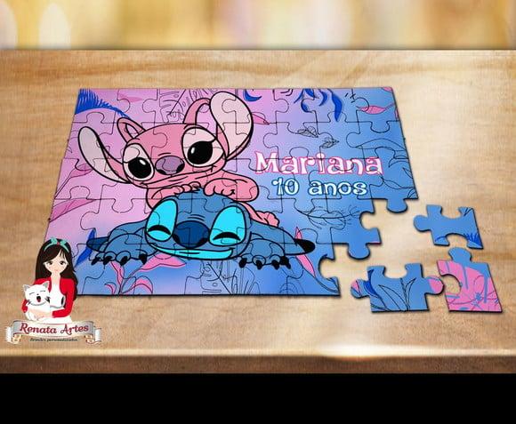 Quebra Cabeça Personalizado Stitch