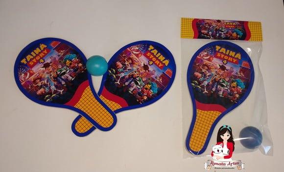 Raquetes de Ping Pong Personalizadas Tema Toy Story 4