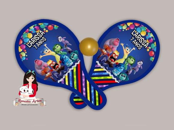 Raquetes de Ping Pong Tema Divertidamente
