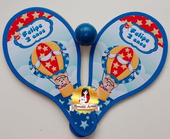 Raquetes de Ping Pong Tema Ursinho Baloeiro