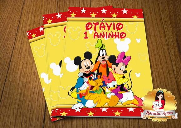 Revista de Colorir com com Giz Mickey