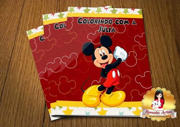 Revista de Colorir com Giz Mickey 2
