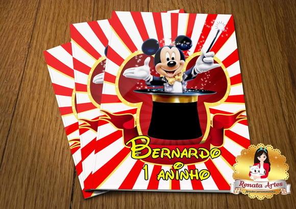 Revista de Colorir com Giz Mickey Magico