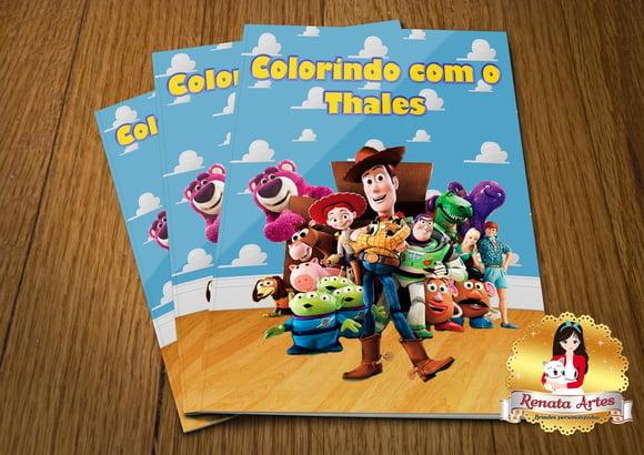Revista de Colorir com Giz Toy Story