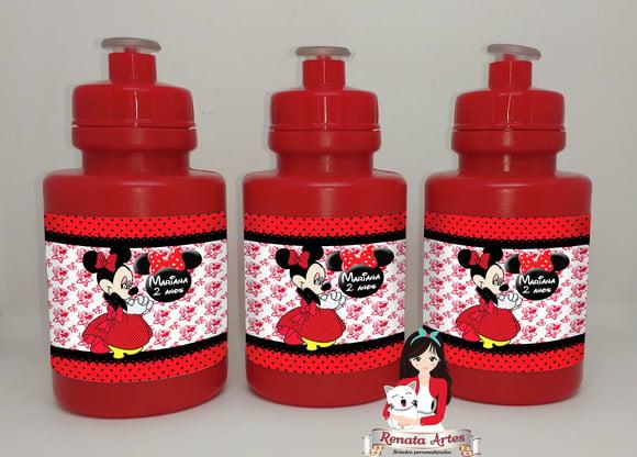 Squeeze Personalizado Minnie Vermelha