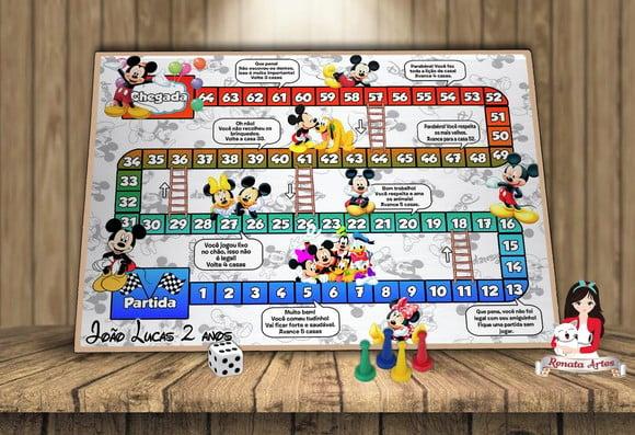 Tabuleiro Educativo Personalizado Mickey