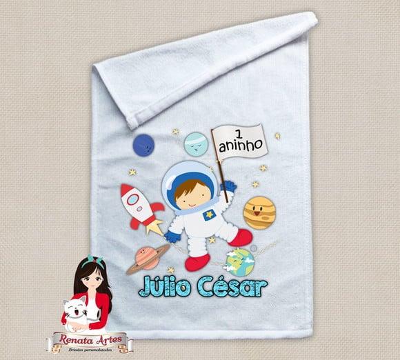Toalhinha Personalizada Astronauta