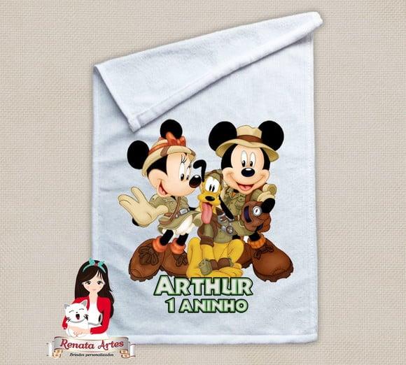 Toalhinha Personalizada Disney Safari