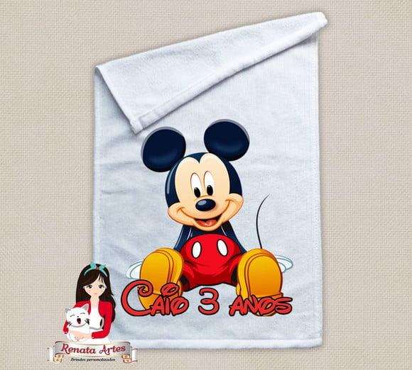 Toalhinha Personalizada Mickey