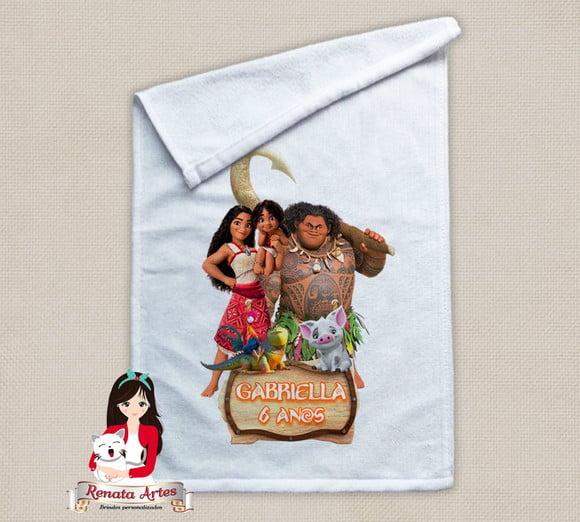 Toalhinha Personalizada Moana 2