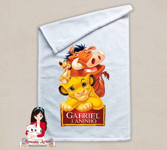 Toalhinha Personalizada Rei Leão