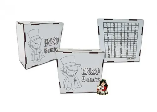 Cofrinho Personalizado Circo Lembrancinha