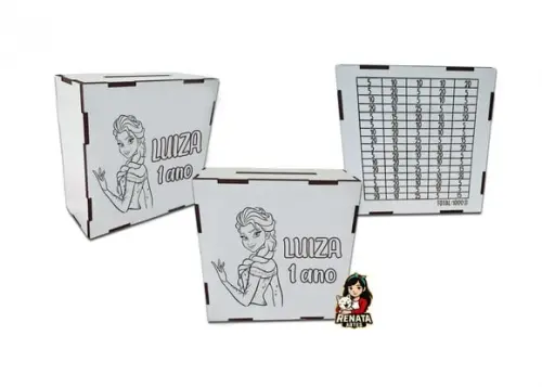 Cofrinho Personalizado Frozen Lembrancinha