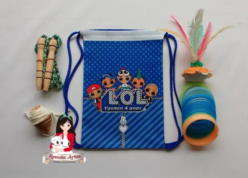 Mochila Boa Infância Personalizada Tema Lol Surprise