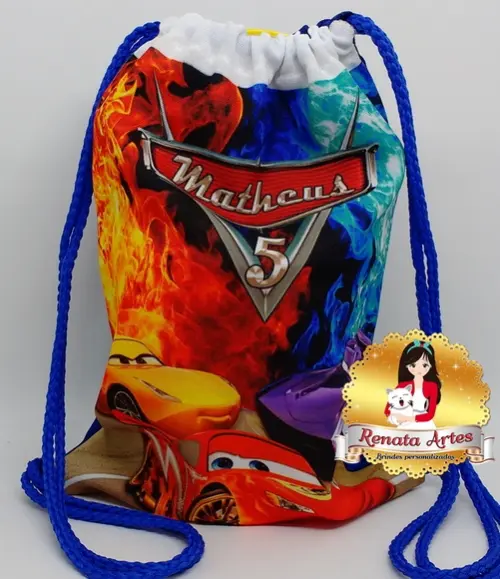 Mochila de Tecido Carros 2017