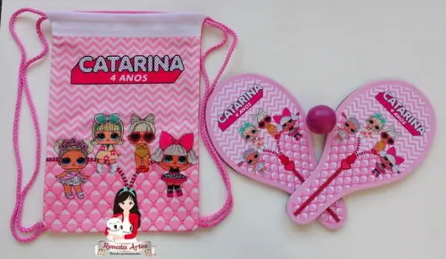 Mochila Ping Pong Tema Lol / Meninas e Meninos