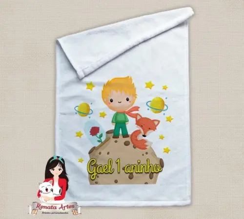 Toalhinha Personalizada Pequeno Principe
