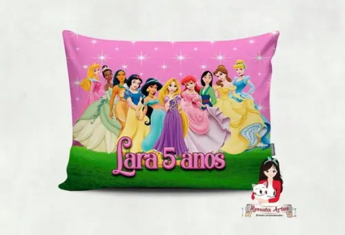 Almofada Personalizada Princesas Disney 2