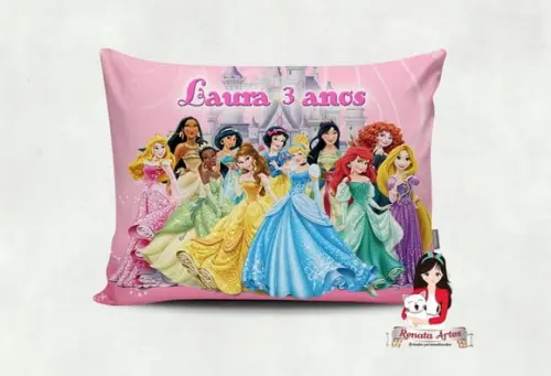 Almofada Personalizada Princesas Disney