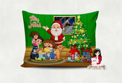 Almofada Personalizada Tema Natal 2025