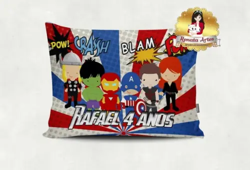 Almofada Personalizada Vingadores Baby