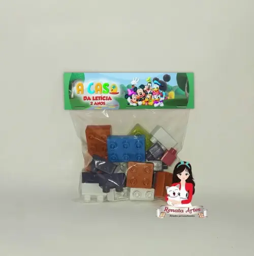 Blocos de Montar Personalizado a Casa do Mickey