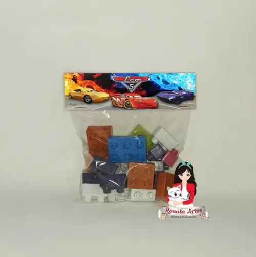 Blocos de Montar Personalizado Carros Disney 2
