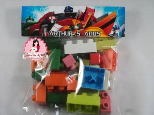Blocos de Montar Transformers Desenho