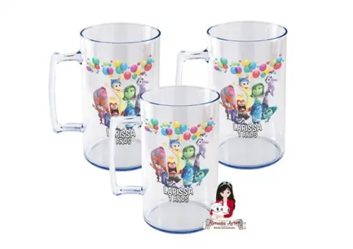 Caneca Acrílica 500ml Divertidamente
