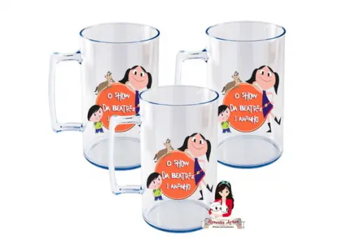 Caneca Acrílica 500ml Show da Luna
