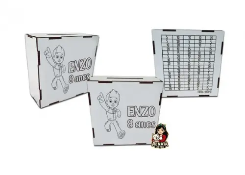 Cofrinho Personalizado Patrulha Canina Lembrancinha