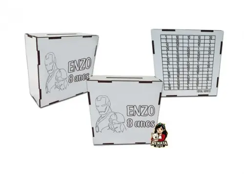 Cofrinho Personalizado Vingadores Lembrancinha