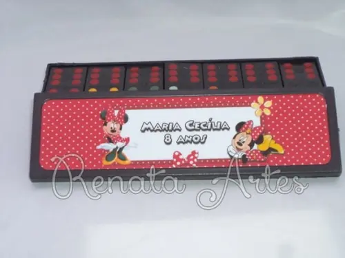 Dominó Minnie Vermelha