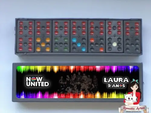 Dominó Personalizado Now United