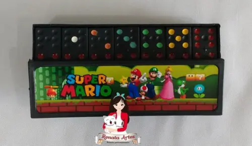 Dominó Personalizado Super Mario Bross