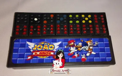 Dominó Personalizado Sonic