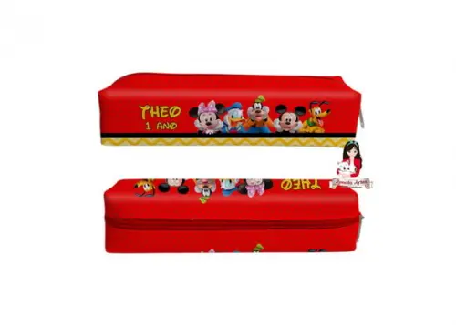 Estojo Personalizado Mickey e Sua Turma
