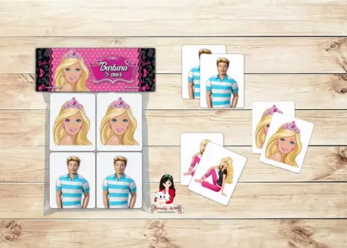 Jogo da Memória Barbie