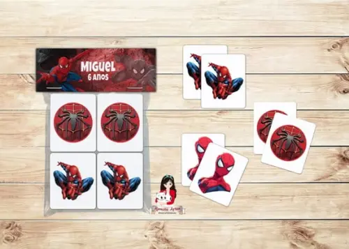 Jogo da Memória Homem Aranha
