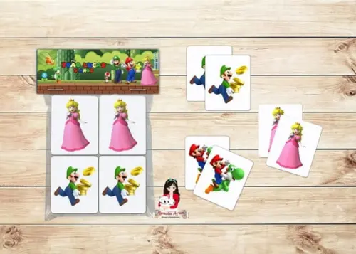 Jogo da Memória Super Mario