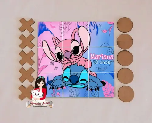 Jogo da Velha Personalizado Stitch