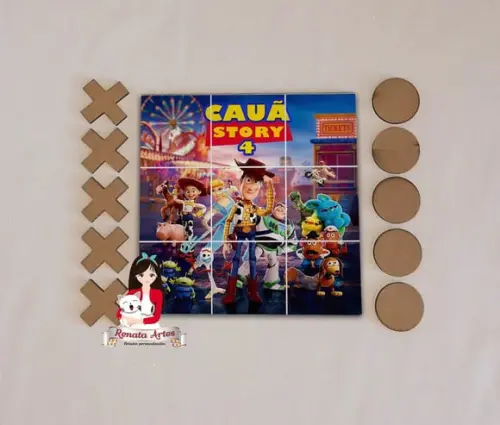 Jogo da Velha Personalizado Toy Story 4