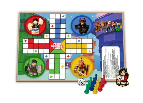 Jogo de Ludo Personalizado Roblox