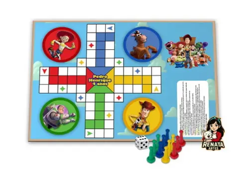 Jogo de Ludo Personalizado Toy Story