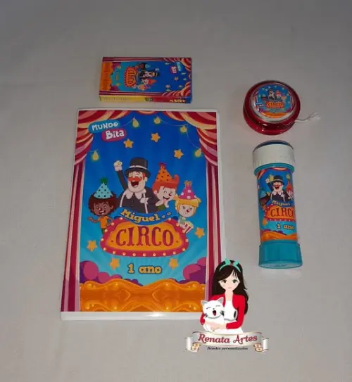 Kit Alegria Personalizado Mundo Bita no Circo