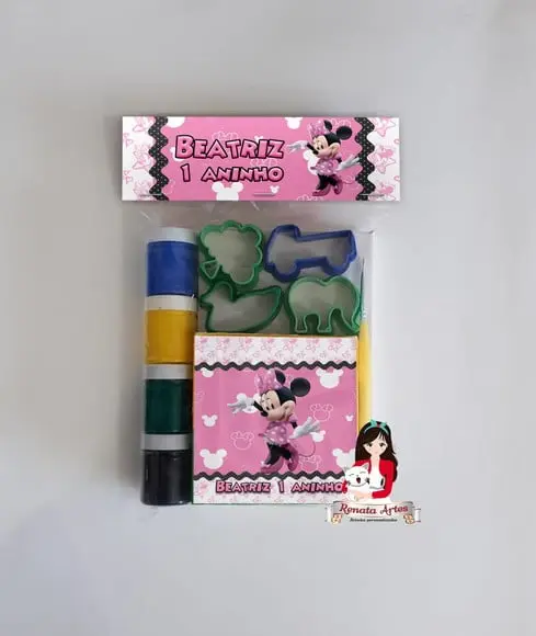 Kit Artes Personalizado Minnie Rosa