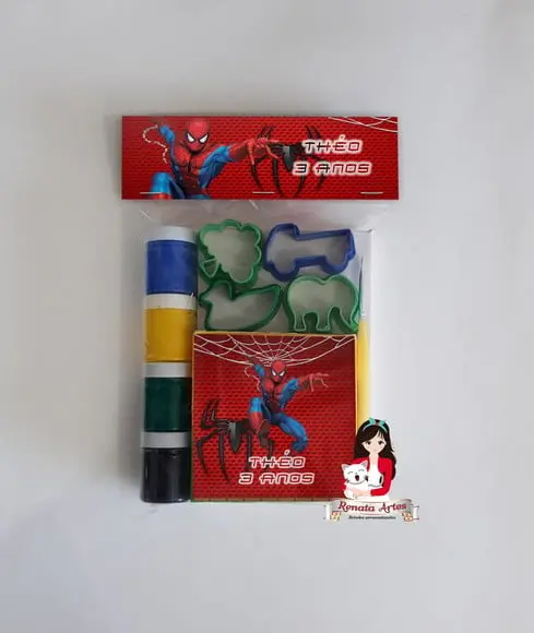 Kit Artes Personalizado Homem Aranha