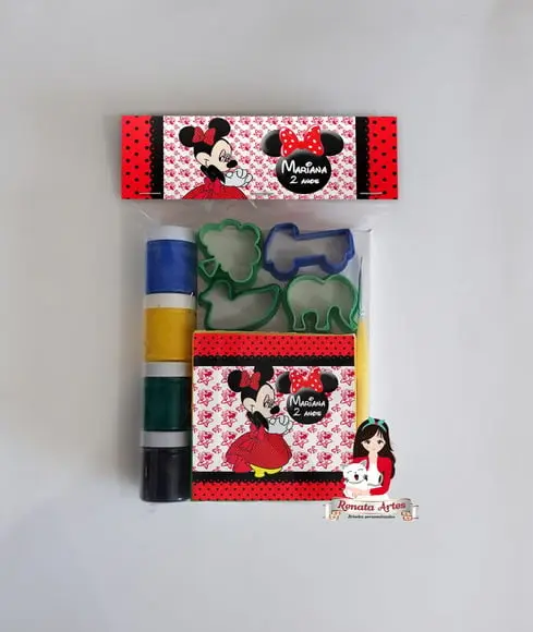 Kit Artes Personalizado Minnie Vermelha