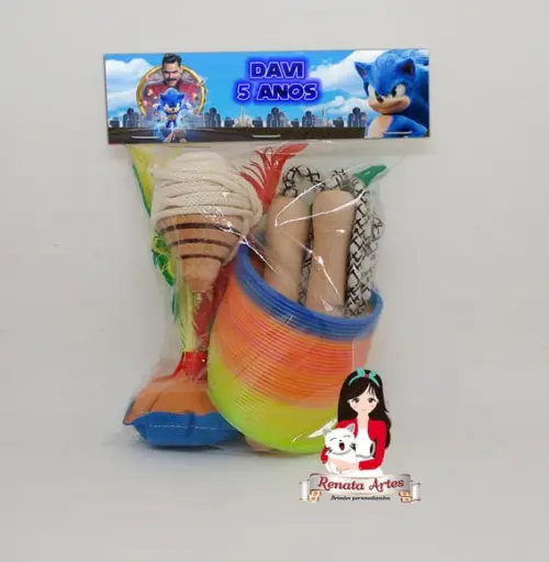 Kit Boa Infância Completo Tema Sonic Filme 2020