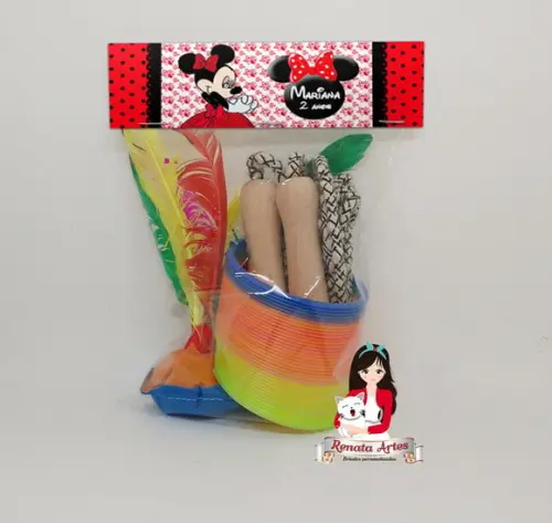 Kit Boa Infância Minnie Vermelha